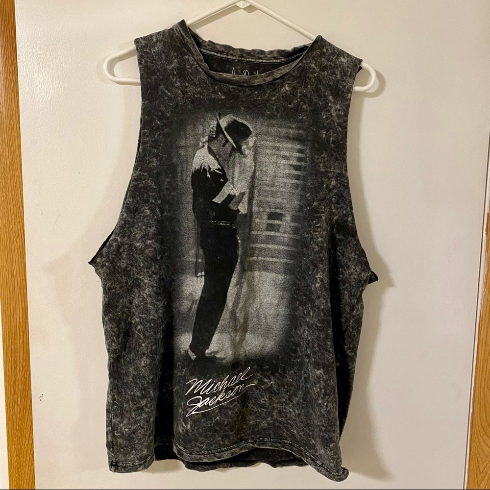 MICHAEL JACKSON RAW CUT TANK TOP